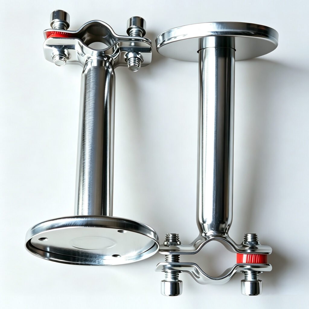 304 SS Sanitary Adjustable Pipe Support Bracket